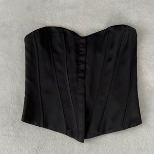 ZARA Black Corset Top